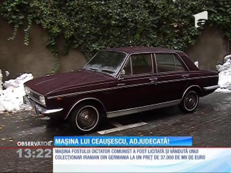 Maşina lui Nicolae Ceauşescu, adjudecată!