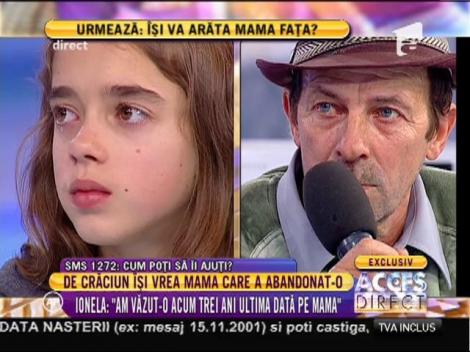 Ionela: ”Ultima oară am văzut-o pe mama acum 3 ani”