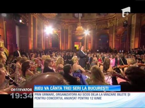André Rieu, alte 3 concerte la Bucureşti