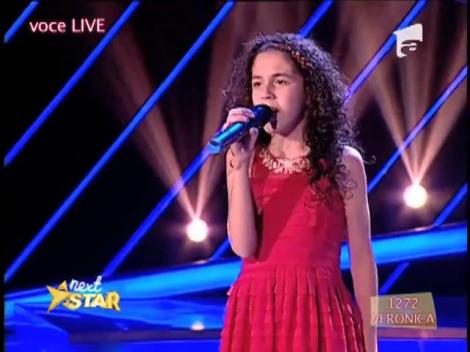 Ce copil, ce voce! Veronica Rotin i-a făcut pe jurații de la "Next Star" să exclame: "Doamne, e fabuloasă!"