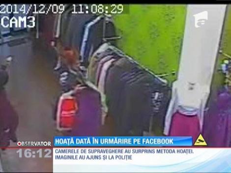 Hoață dată în urmărire pe Facebook