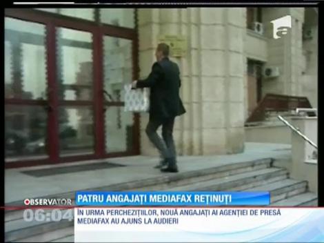 Patru dintre angajaţii agenţiei de presă Mediafax au fost reţinuţi!