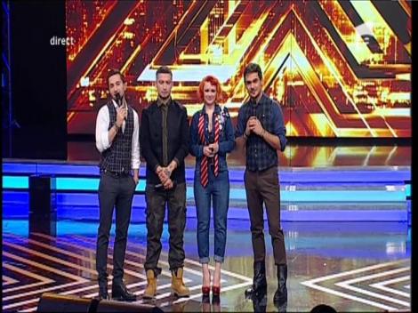 Jurații X Factor analizează prestaţia trupei 69