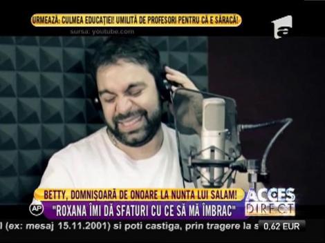 Are tata o mândrie de fată! Betty, domnișoară de onoare la nunta lui Florin Salam