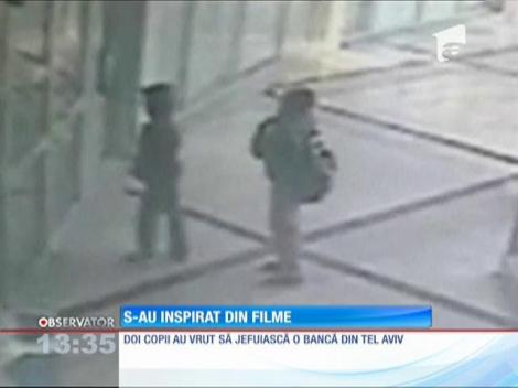 Doi copii au vrut să jefuiască o bancă din Tel Aviv