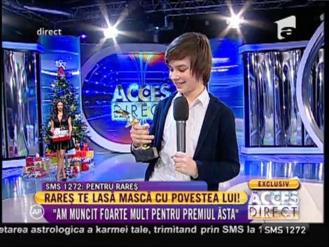 Rareş Mariş, câştigătorul finalei de popularitate Next Star: ”Am muncit foarte mult pentru acest trofeu!”