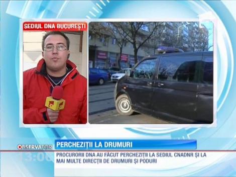 Percheziţii la sediul CNADNR dar şi la Direcţiile de Drumuri şi Poduri