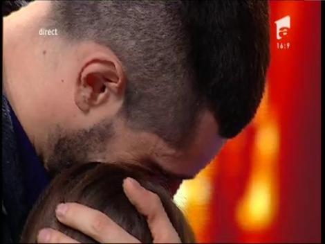 Moment emoţionant la X Factor! Sergiu Braga, în lacrimi