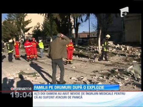 Update / Explozie devastatoare într-un bloc din Târgu-Mureş