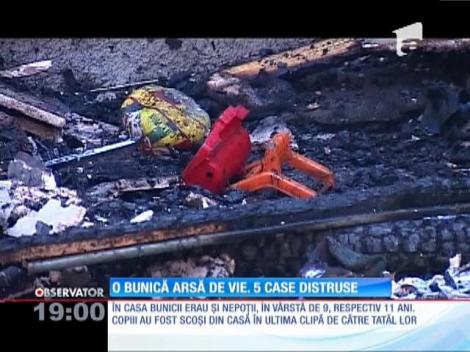 Update / O bătrână moartă și 5 case arse