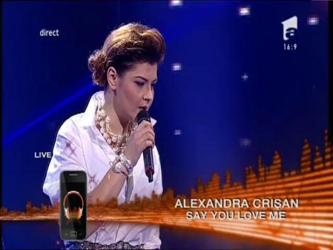 Jessie Ware - Say You Love Me. Vezi aici cum cântă Alexandra Crișan la X Factor!