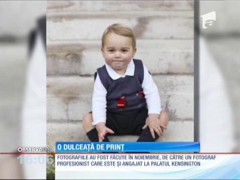 Noi poze cu Prințul George, poreclit "Dulceaţa sa Regală"