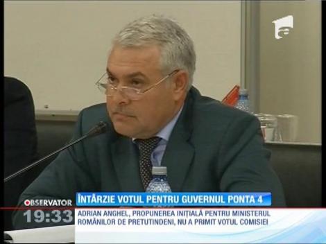 Întârzie votul pentru Guvernul Ponta 4