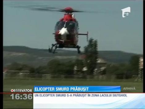 Un elicopter Smurd s-a prăbuşit în lacul Siutghiol