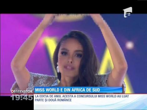 Cea mai frumoasă femeie din lume este Miss Africa de Sud