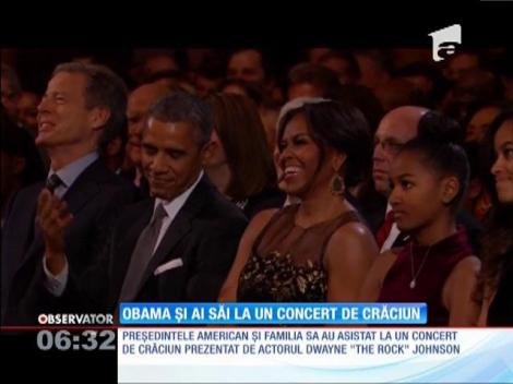 Preşedintele Barack Obama, invitat de onoare al tradiţionalului concert de Crăciun de la Washington