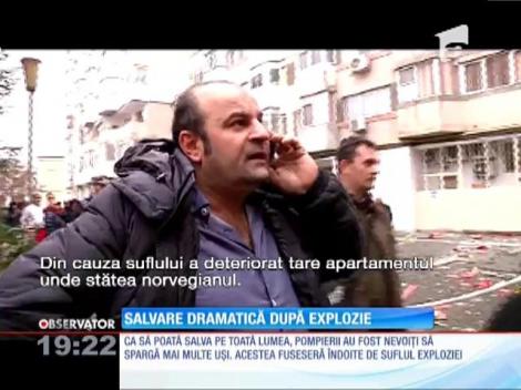 UPDATE/ Explozie puternică în centrul oraşului Brăila!