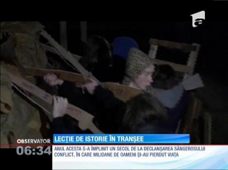 Lecție de istorie în tranșee