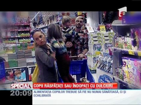 Copii răsfăţaţi sau îndopaţi cu dulciuri