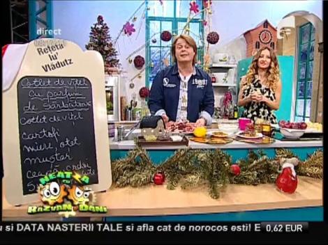 Reţeta lui Vlădutz: Cotlet de viţel cu parfum de sărbătoare