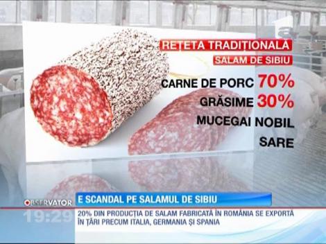 Ne batem pe şi pentru salamul de Sibiu. România vrea să fie marca ei, dar sunt producători care ne pun frână
