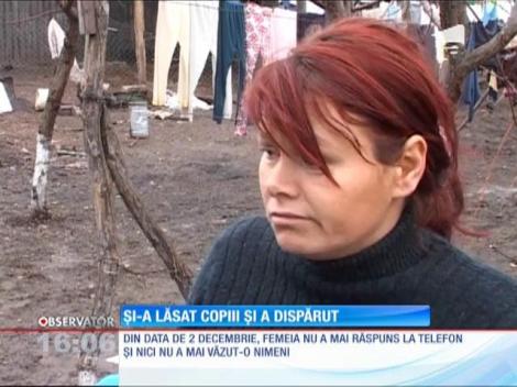 Şi-a lăsat trei dintre copii în grija unei vecine şi de atunci nimeni nu mai ştie nimic de ea