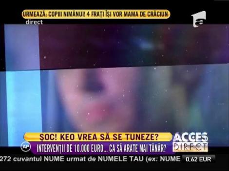 Keo vrea să pară mult mai tânăr decât este!