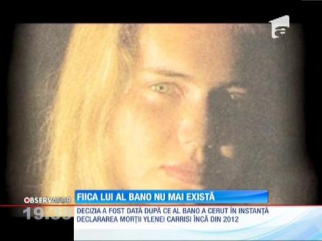 Fiica lui Al Bano şi Romina Power a fost declarată, oficial, moartă