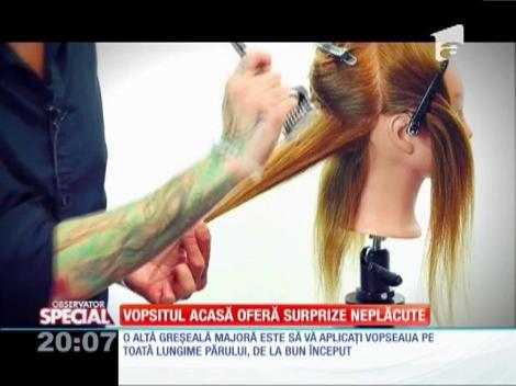 Vopsitul acasă oferă surprize neplăcute