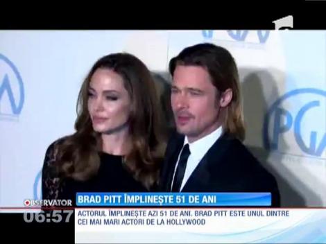 Brad Pitt împlinește 51 de ani