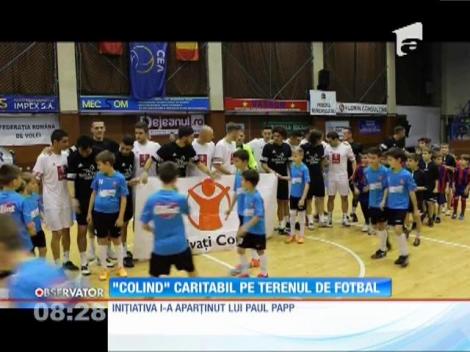 "Colind" caritabil pe terenul de fotbal