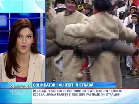 Colindătorii au ieșit în stradă