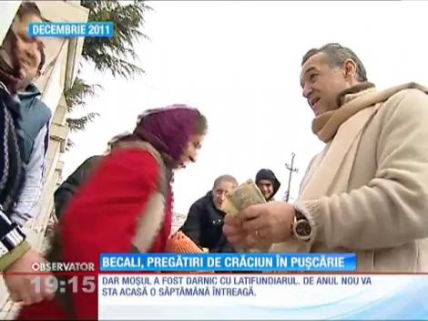 Becali, pregătiri de Crăciun în pușcărie