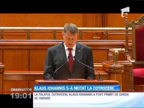Klaus Iohannis s-a mutat la Cotroceni