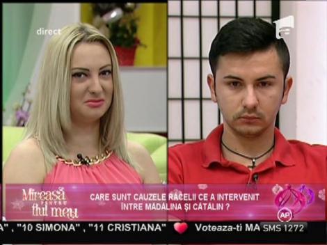 Cătălin a plecat de lângă Mădălina