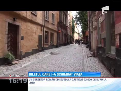 Ceșetor român, câștigător la Loto în Suedia