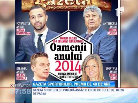 Gazeta Sporturilor, premii de 49 de ani