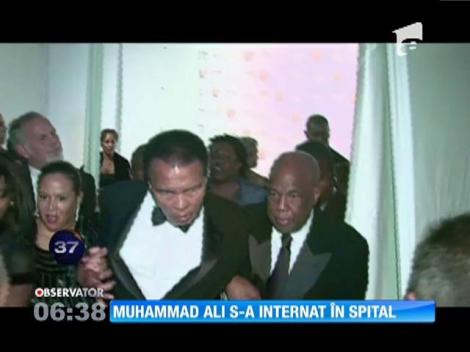 Muhammad Ali, la spital din cauza unei pneumonii
