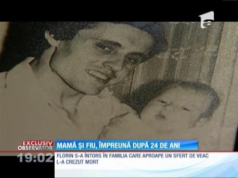 Mamă și fiu, împreună după 24 de ani