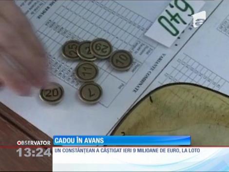 Un constănţean a câștigat 9 milioane de euro la Loto
