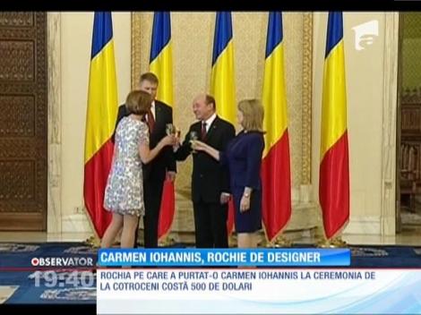 Carmen Iohannis se îmbracă de la designerul preferat al lui Michelle Obama