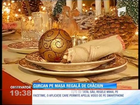 Curcan pe masa regală de Crăciun