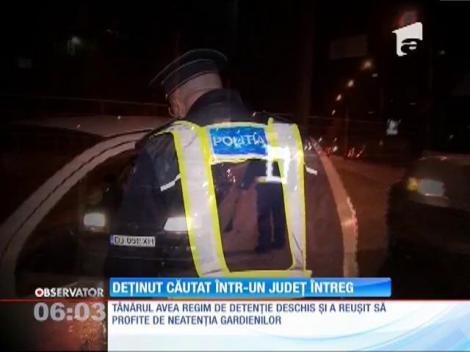 Deținut căutat într-un județ întreg
