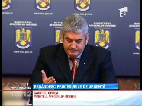 Procedurile de intervenţie în situaţii de urgenţă vor fi regândite