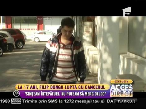 Filip Dongo luptă cu cancerul