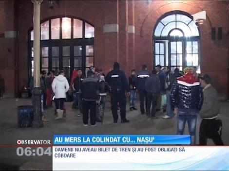 Au mers la colindat cu nașu'