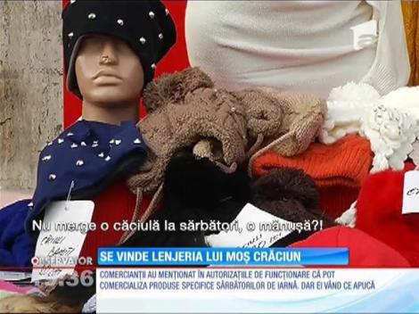 Se vinde lenjeria lui Moș Crăciun