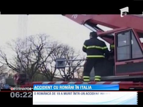 Accident cu români în Italia