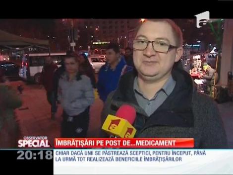 Îmbrăţişări pe post de... medicament