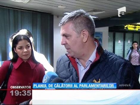 Planul de călătorii al parlamentarilor